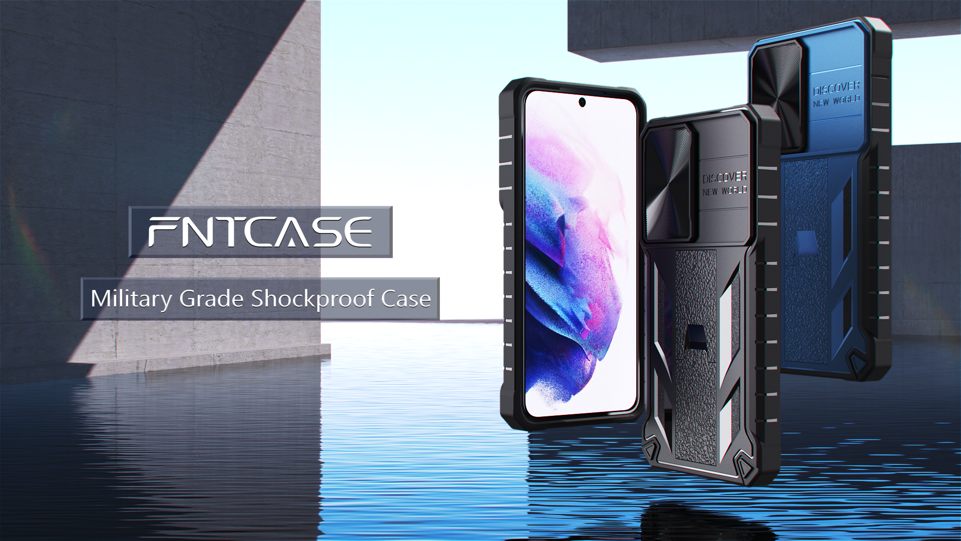 FNTCASE for Samsung Galaxy-A15-5G Phone Case: Military Grade
